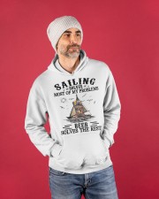 Sailing and beer Hooded Sweatshirt apparel-hooded-sweatshirt-lifestyle-front-80