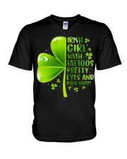 Happy St Patrick's day V-Neck T-Shirt thumbnail