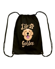 Golden Retriever Drawstring Bag tile
