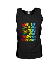Turtle Born Unisex Tank tile