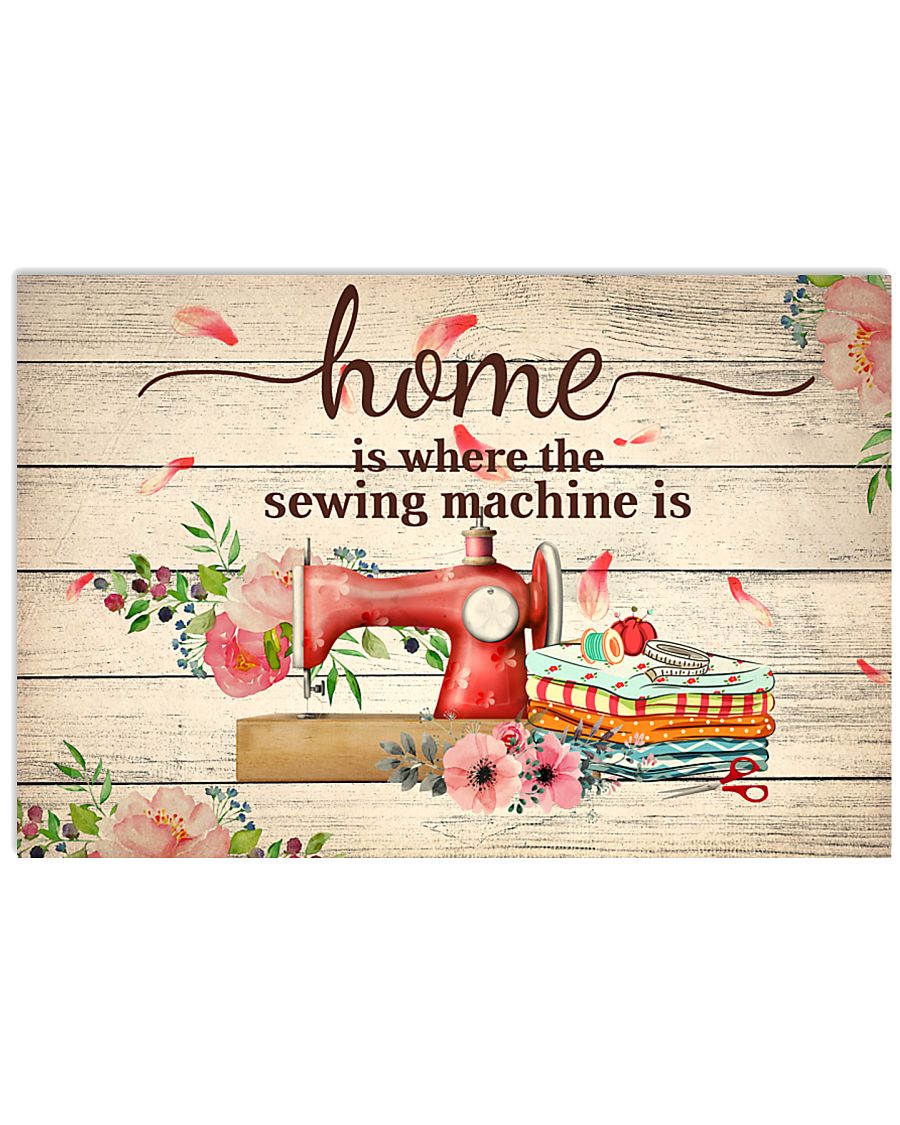 sewing machine poster 17x11 Poster