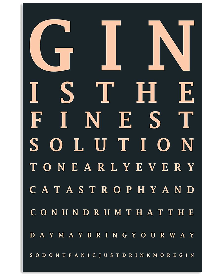 Gin poster 24x36 Poster