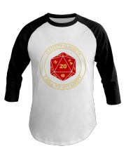 Roll Red Dice Baseball Tee tile