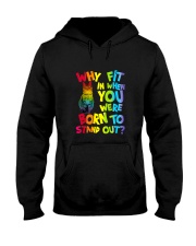 Cat Born Hooded Sweatshirt tile