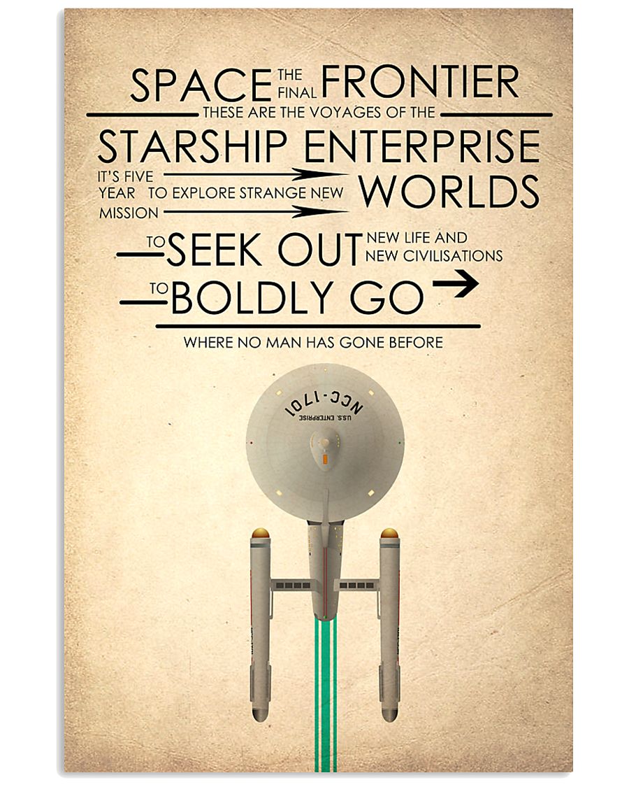 enterprise starship 24x36 Poster