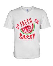 Fresh Sweet Sassy Watermelon V-Neck T-Shirt thumbnail