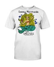 Sassy Mermaids Take Shelfies - Blonde Classic T-Shirt thumbnail