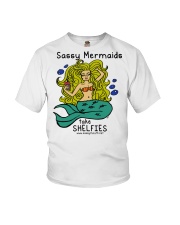 Sassy Mermaids Take Shelfies - Blonde Youth T-Shirt thumbnail