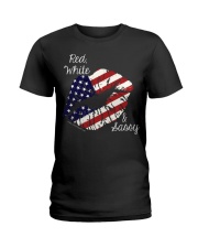 Red White and Sassy Patriotic Tee Ladies T-Shirt thumbnail