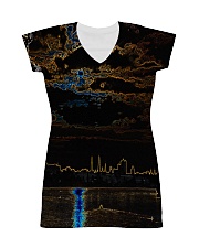 Sunset Over The Sea All-over Dress front