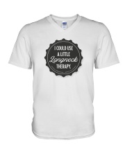 Shut It Down Campaign V-Neck T-Shirt front