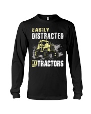 Easily Distracted By Tractors Long Sleeve Tee thumbnail