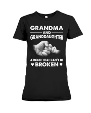 Grandma And Granddaughter T-shirt Gift Premium Fit Ladies Tee thumbnail