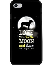 Love You To The Moon And Black Phone Case tile