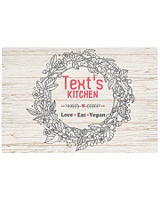 Love Eat Vegan Rectangle Cutting Board front