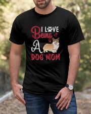 I Love Being A Dog Mom Classic T-Shirt apparel-classic-tshirt-lifestyle-front-53