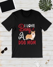I Love Being A Dog Mom Classic T-Shirt lifestyle-mens-crewneck-front-17