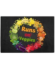 Runs On Veggies Rectangle Cutting Board front