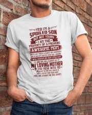Yes I'm A Spoiled Son But Not Yours Classic T-Shirt apparel-classic-tshirt-lifestyle-26