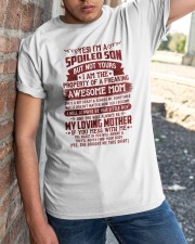 Yes I'm A Spoiled Son But Not Yours Classic T-Shirt apparel-classic-tshirt-lifestyle-27