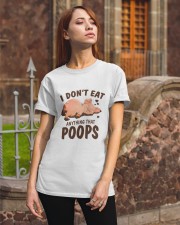 I Don't Eat Anything That Poops Classic T-Shirt apparel-classic-tshirt-lifestyle-06