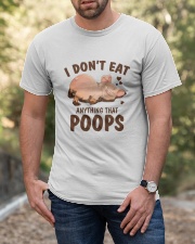 I Don't Eat Anything That Poops Classic T-Shirt apparel-classic-tshirt-lifestyle-front-53