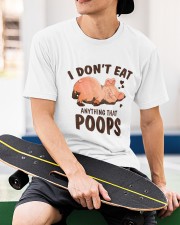 I Don't Eat Anything That Poops Classic T-Shirt apparel-classic-tshirt-lifestyle-front-65