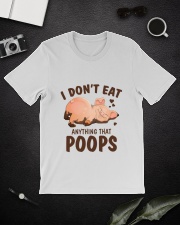 I Don't Eat Anything That Poops Classic T-Shirt lifestyle-mens-crewneck-front-16
