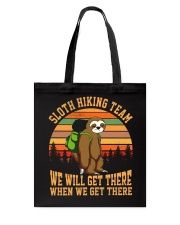 Sloth Hiking Team Tote Bag tile