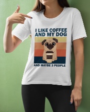 I Like Coffee And My Dog Ladies T-Shirt apparel-ladies-t-shirt-lifestyle-front-10