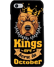 King Are Born In October Phone Case tile