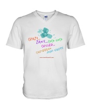 Crazy Zany COCo LoCO Chilled Caribbean Pop Shots V-Neck T-Shirt tile