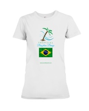 Tropical Brazilian Breeze Flag 2 Premium Fit Ladies Tee tile
