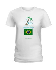 Tropical Brazilian Breeze Flag 2 Ladies T-Shirt tile