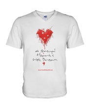 A Sensual Heart's Wet Dream V-Neck T-Shirt tile