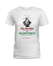 The Iron Man vs The Kryptonite Ladies T-Shirt thumbnail