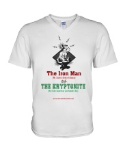 The Iron Man vs The Kryptonite V-Neck T-Shirt thumbnail