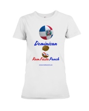 Dominican Rum Fiesta Punch Ball Premium Fit Ladies Tee tile
