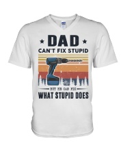 gift for dad V-Neck T-Shirt tile