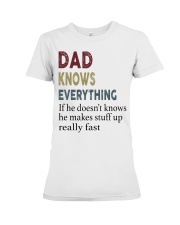 gift for dad Premium Fit Ladies Tee tile