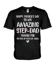 gif for dad V-Neck T-Shirt tile