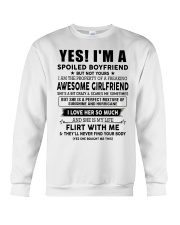 I am Spoiled boyfriend Crewneck Sweatshirt tile
