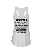 I am Spoiled boyfriend Ladies Flowy Tank tile