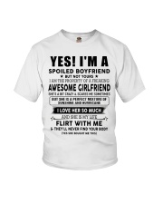 I am Spoiled boyfriend Youth T-Shirt tile