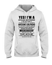 I am Spoiled boyfriend Hooded Sweatshirt tile