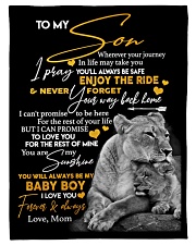 Gift for Son Small Fleece Blanket - 30" x 40" front