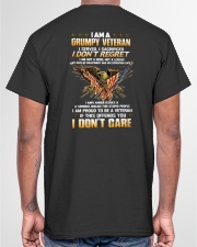 T-Shirt Grumpy Veteran Classic T-Shirt garment-tshirt-unisex-back-04