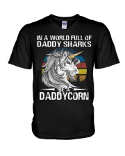 gif for dad V-Neck T-Shirt tile