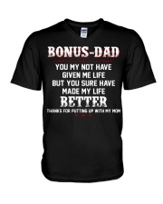 gif for dad V-Neck T-Shirt tile