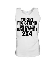 You can't fix stupid Unisex Tank tile